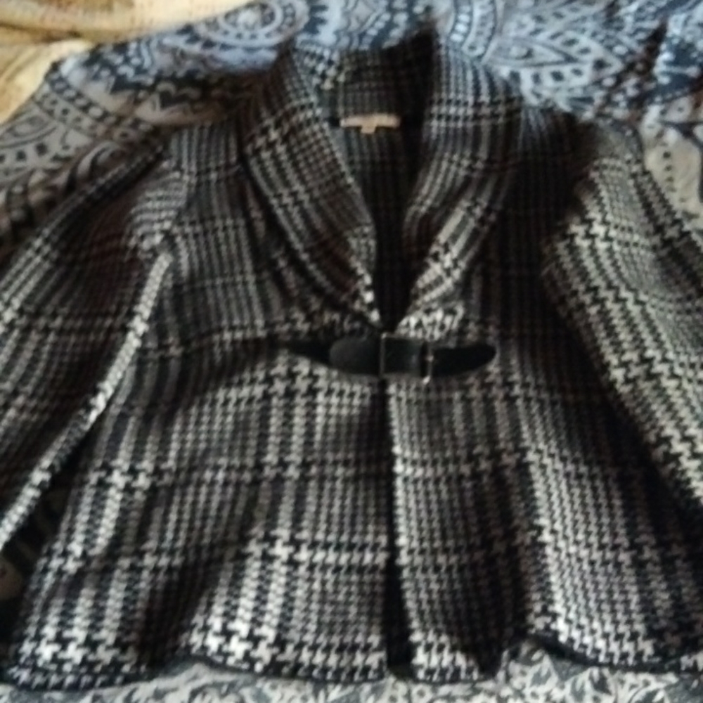 Light Wool Houndstooth Jacket - image 1